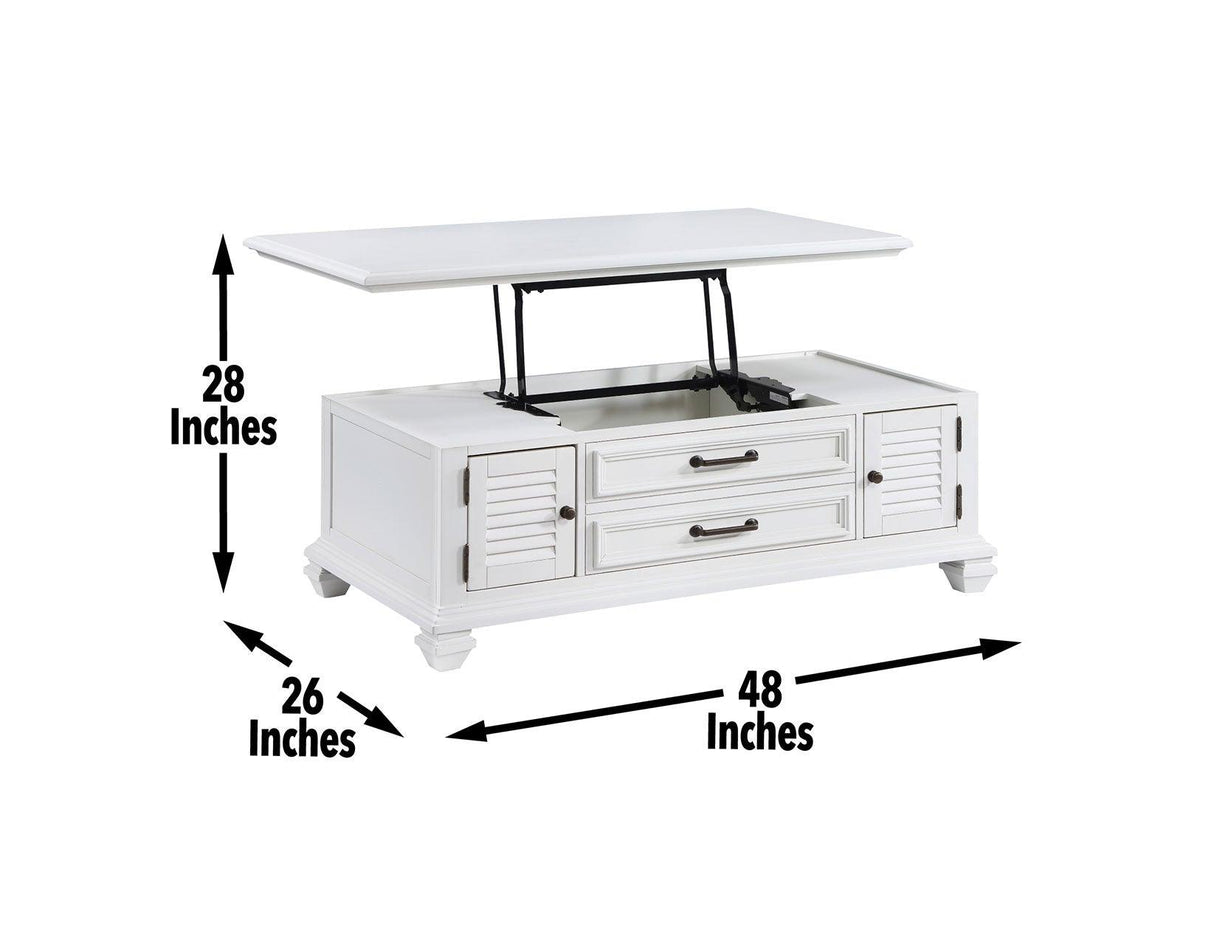 Charlestown 3-Piece Lift-Top Occasional Set (Lift-Top Cocktail & Two End Tables) by Steve Silver at Eve Furniture