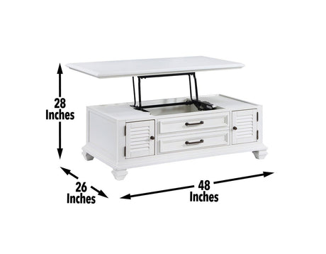 Charlestown 3-Piece Lift-Top Occasional Set (Lift-Top Cocktail & Two End Tables) by Steve Silver at Eve Furniture