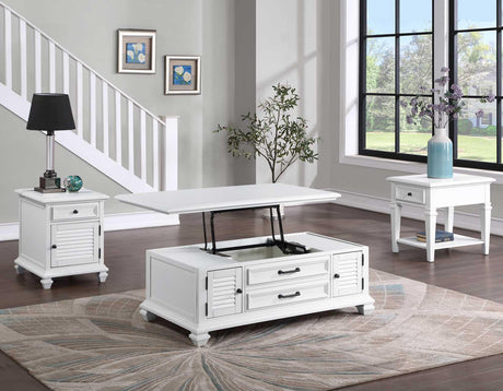 Charlestown 3-Piece Lift-Top Occasional Set (Lift-Top Cocktail & Two End Tables) by Steve Silver at Eve Furniture