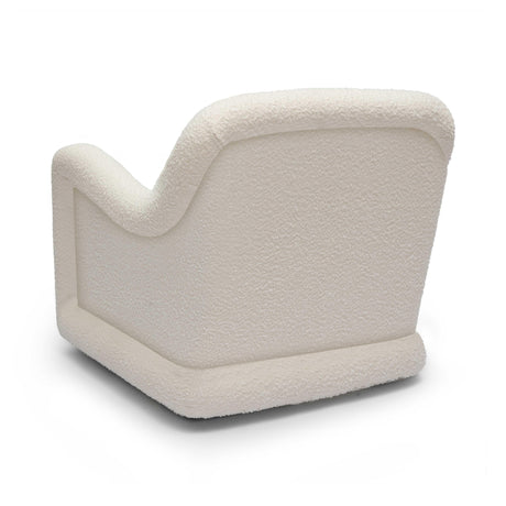 Charli Boucle Swivel Chair by TOV Furniture at Eve Furniture