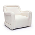 Charli Cream Performance Basketweave Chenille Swivel Chair by TOV Furniture at Eve Furniture
