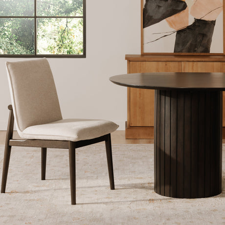Charlie Beige Dining Chair (Set of 2) by MOES at Eve Furniture