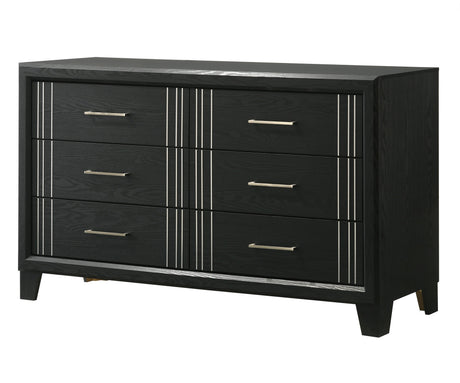 Charlie Charcoal Dresser by Crown Mark at Eve Furniture