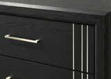 Charlie Charcoal Nightstand by Crown Mark at Eve Furniture