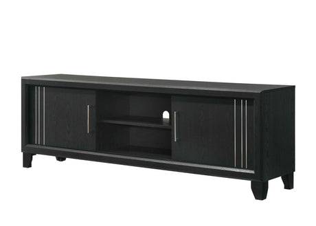 Charlie Charcoal Tv Stand by Crown Mark at Eve Furniture