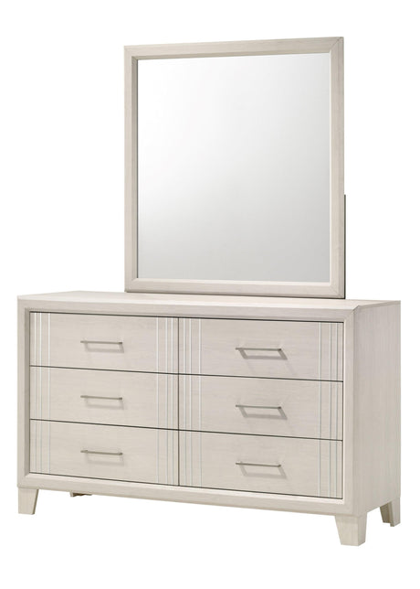 Charlie White Dresser by Crown Mark at Eve Furniture