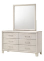 Charlie White Dresser Mirror by Crown Mark at Eve Furniture