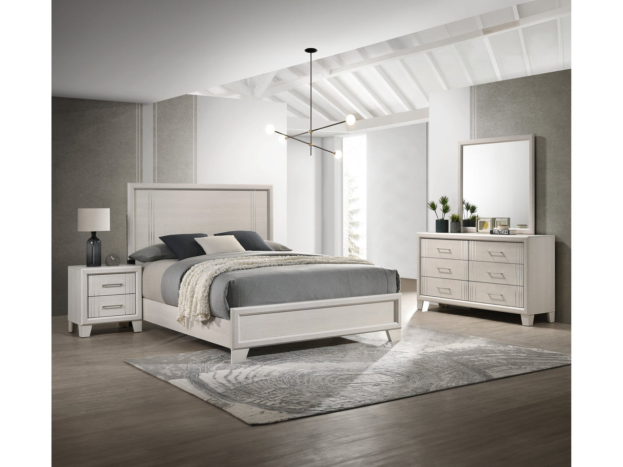 Charlie White Full Panel Youth Bedroom Set by Crown Mark at Eve Furniture