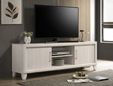 Charlie White Tv Stand by Crown Mark at Eve Furniture