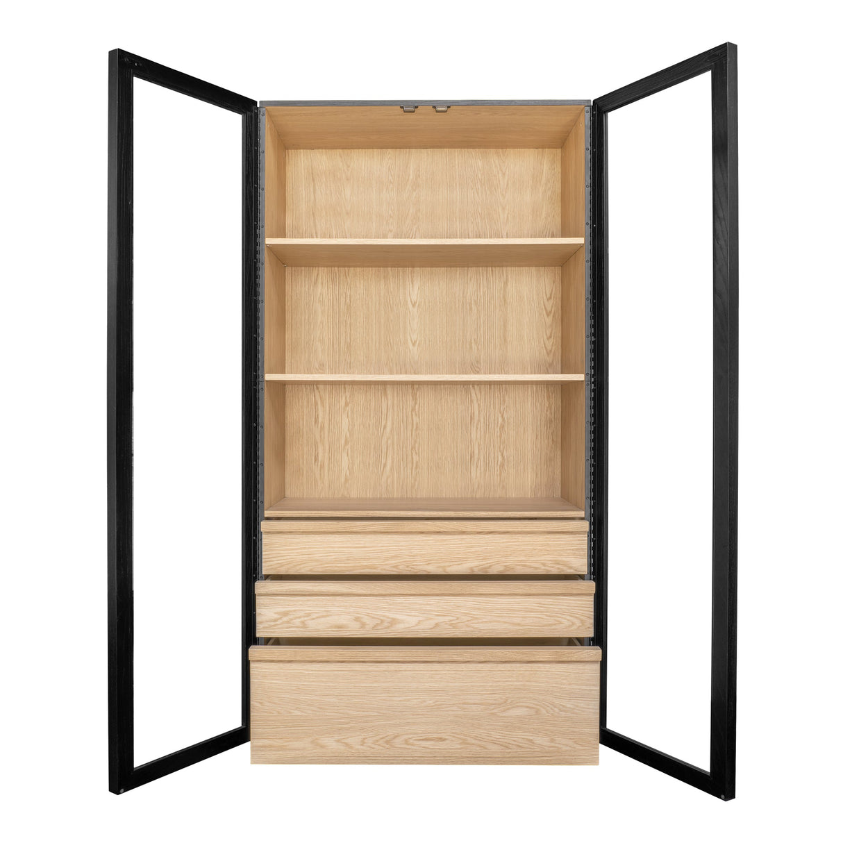 Charlotte Black Tall Cabinet by MOES at Eve Furniture