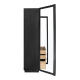 Charlotte Black Tall Cabinet by MOES at Eve Furniture