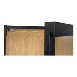 Charlotte Black Tall Cabinet by MOES at Eve Furniture