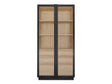 Charlotte Black Tall Cabinet by MOES at Eve Furniture