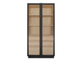 Charlotte Black Tall Cabinet by MOES at Eve Furniture