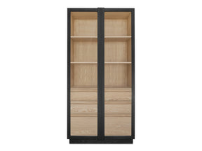 Charlotte Black Tall Cabinet by MOES at Eve Furniture