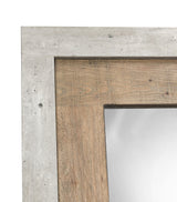 Charlotte Floor Mirror - Weathered Cement by Classic Home at Eve Furniture