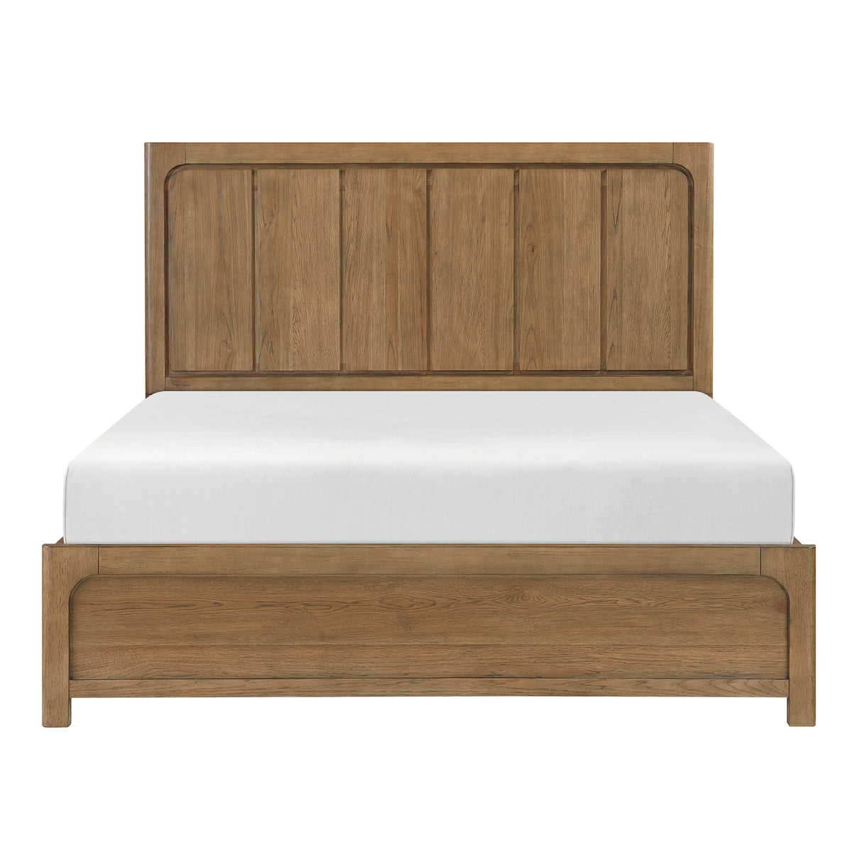 Charlotte Light Brown California King Storage Platform Bed by Homelegance at Eve Furniture
