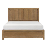 Charlotte Light Brown California King Storage Platform Bed by Homelegance at Eve Furniture