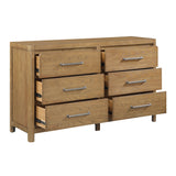 Charlotte Light Brown Dresser by Homelegance at Eve Furniture