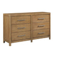 Charlotte Light Brown Dresser by Homelegance at Eve Furniture