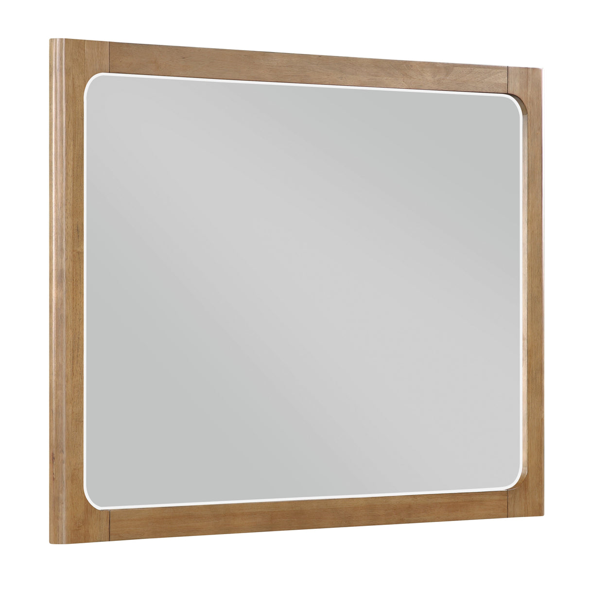Charlotte Light Brown Mirror by Homelegance at Eve Furniture