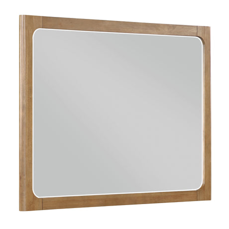Charlotte Light Brown Mirror by Homelegance at Eve Furniture