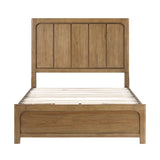 Charlotte Light Brown Queen Storage Platform Bed by Homelegance at Eve Furniture