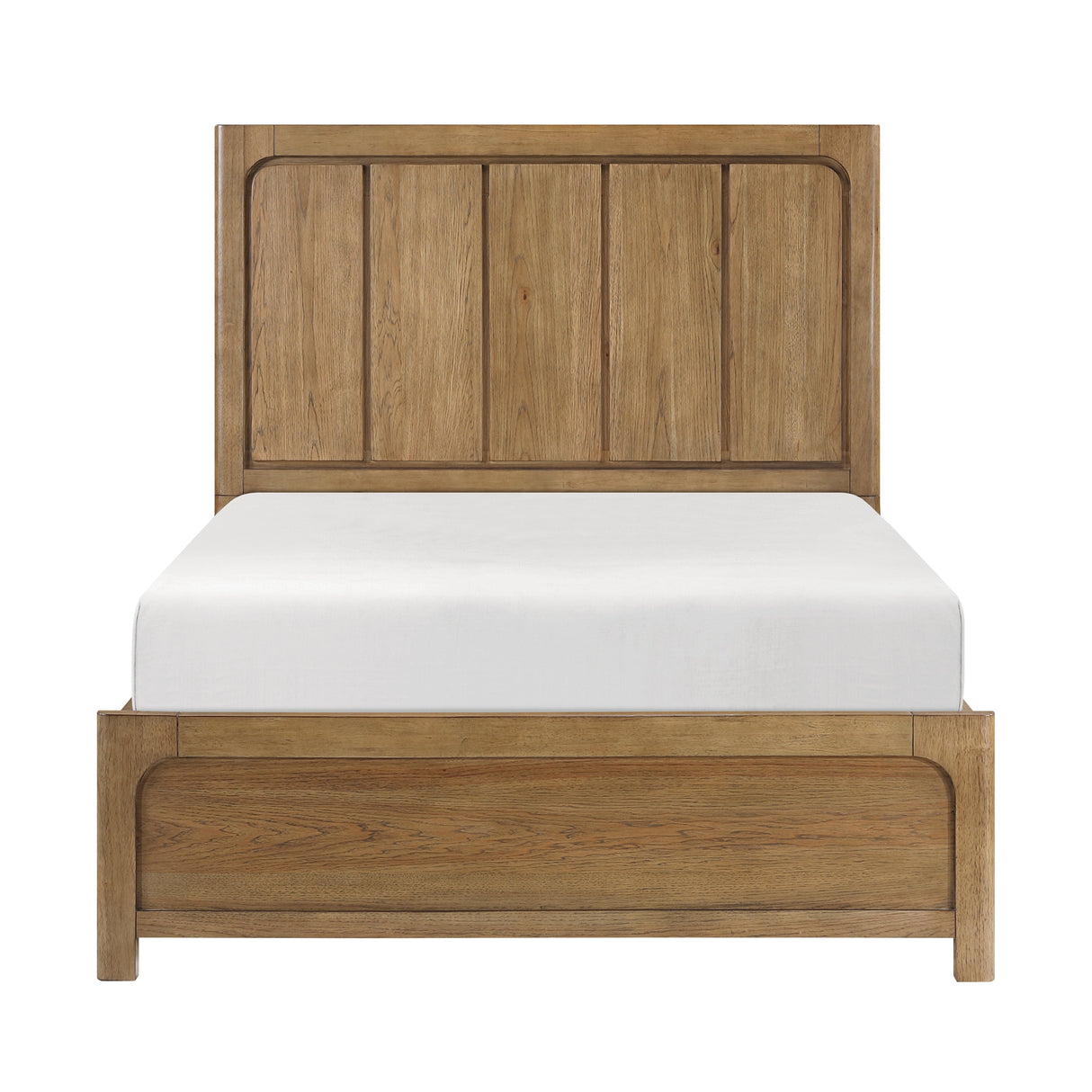 Charlotte Light Brown Queen Storage Platform Bed by Homelegance at Eve Furniture