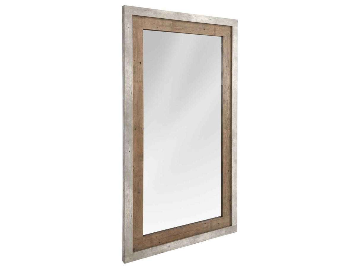 Charlotte Natural/Weathered Cement Mirror by Classic Home at Eve Furniture