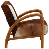 Charlton Chair, Brown/White by Dovetail at Eve Furniture