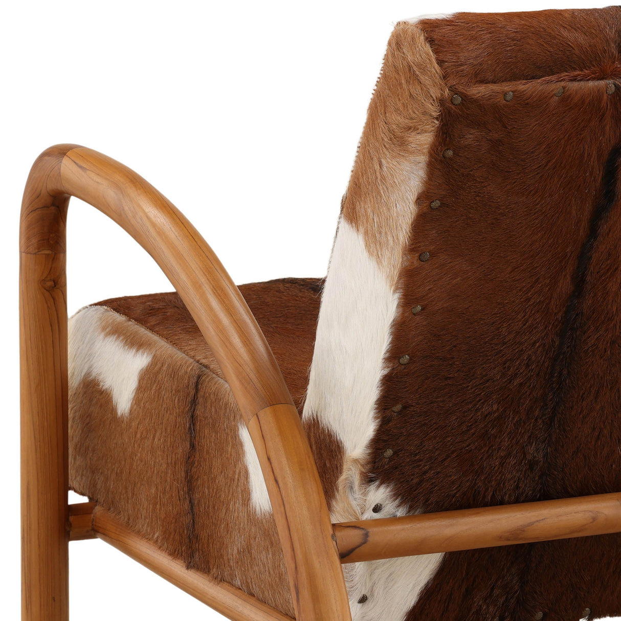Charlton Chair, Brown/White by Dovetail at Eve Furniture
