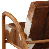 Charlton Chair, Brown/White by Dovetail at Eve Furniture