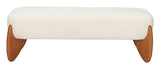 Charm Ivory Bench by Zuomod at Eve Furniture