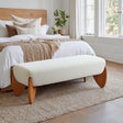 Charm Ivory Bench by Zuomod at Eve Furniture