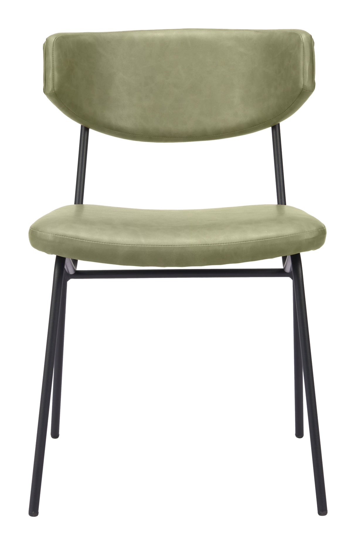 Charon Green Dining Chair (Set of 2) by Zuomod at Eve Furniture
