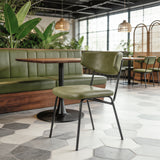 Charon Green Dining Chair (Set of 2) by Zuomod at Eve Furniture