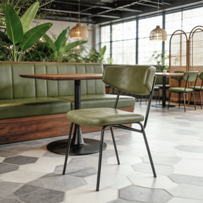 Charon Green Dining Chair (Set of 2) by Zuomod at Eve Furniture