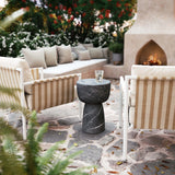 Charra Indoor/Outdoor Side Table by TOV Furniture at Eve Furniture