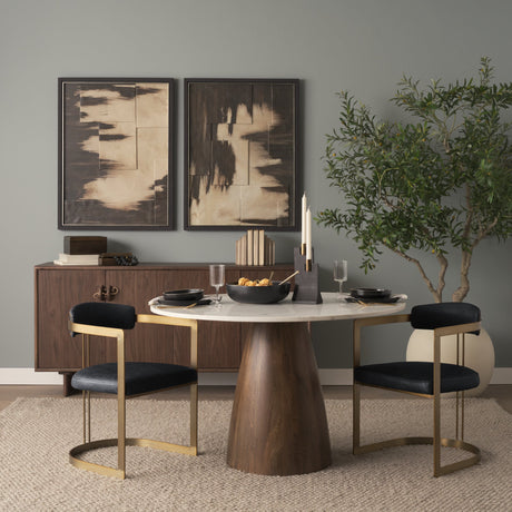 Charred I by Mercana Studio a Framed Art Print Matted under Glass by Mercana at Eve Furniture