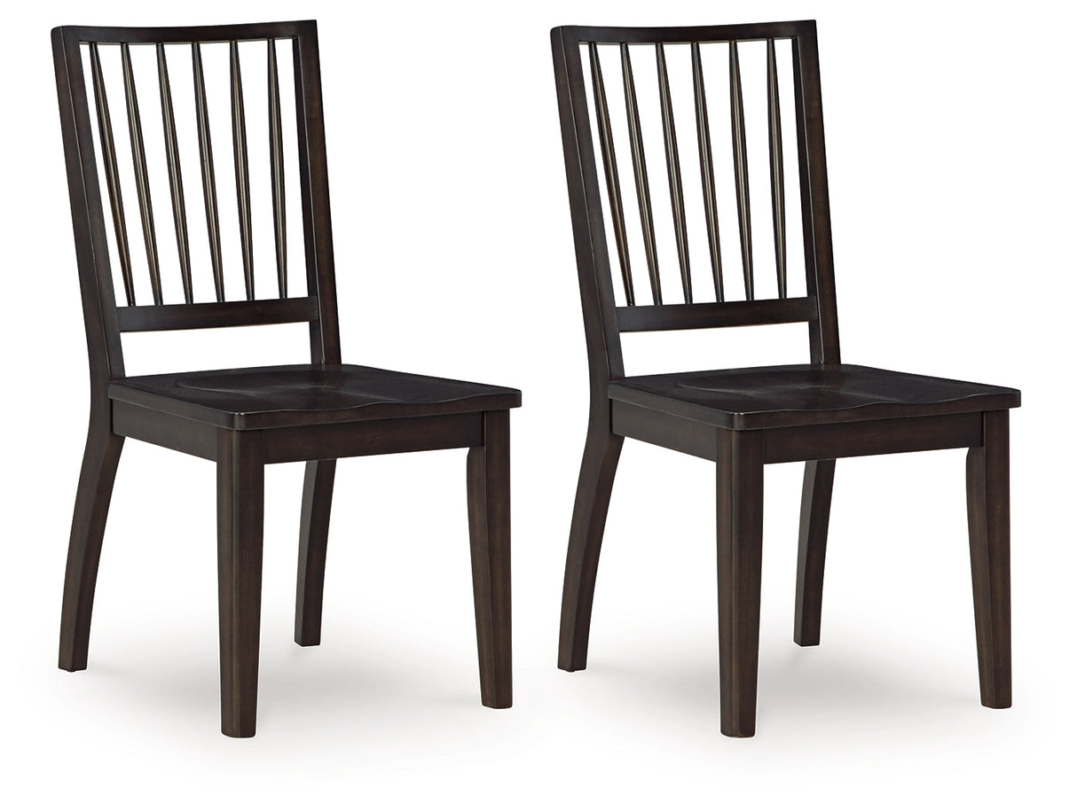 Charterton Brown Dining Chair, Set of 2