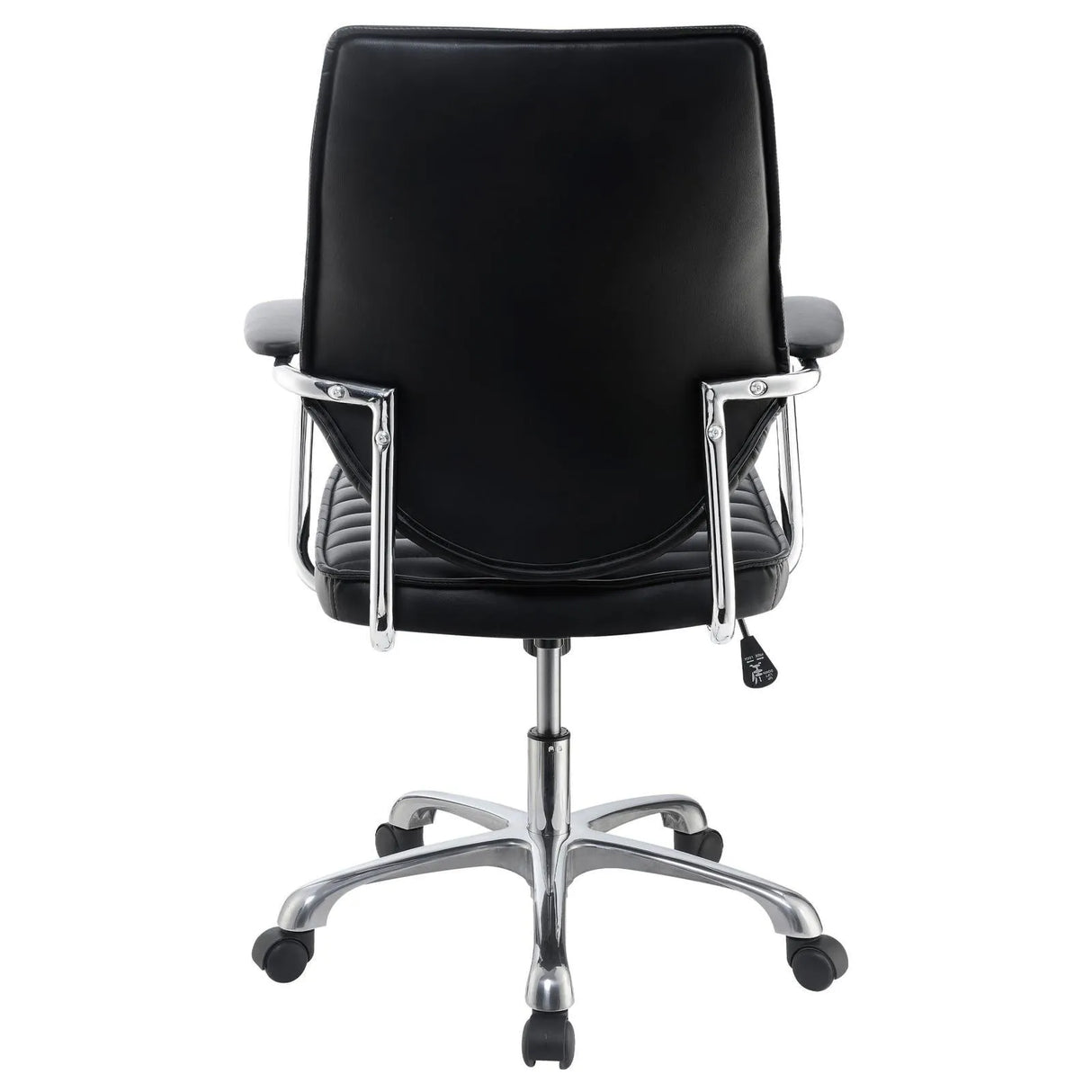 Chase Black/Chrome High Back Office Chair by Coaster at Eve Furniture