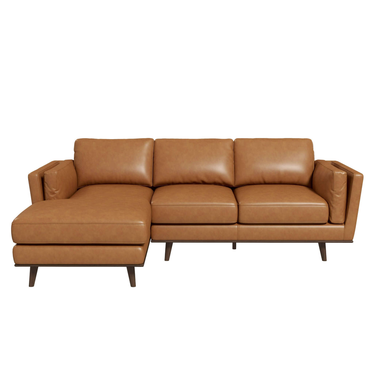Chase Genuine Leather Sectional Right Facing