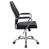 Chase Black/Chrome High Back Office Chair