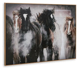Chaseburn Brown/Black/White Wall Art by Ashley at Eve Furniture