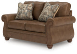 Chasemore Earth Loveseat by Ashley at Eve Furniture