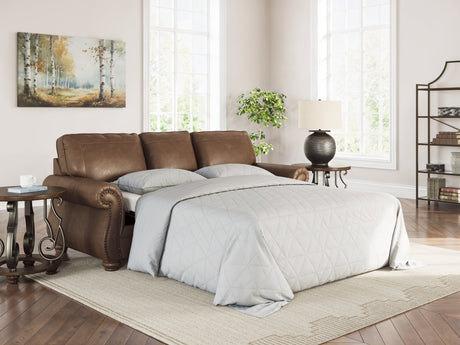 Chasemore Earth Queen Sofa Sleeper by Ashley at Eve Furniture