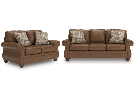 Chasemore Earth Sofa and Loveseat by Ashley at Eve Furniture