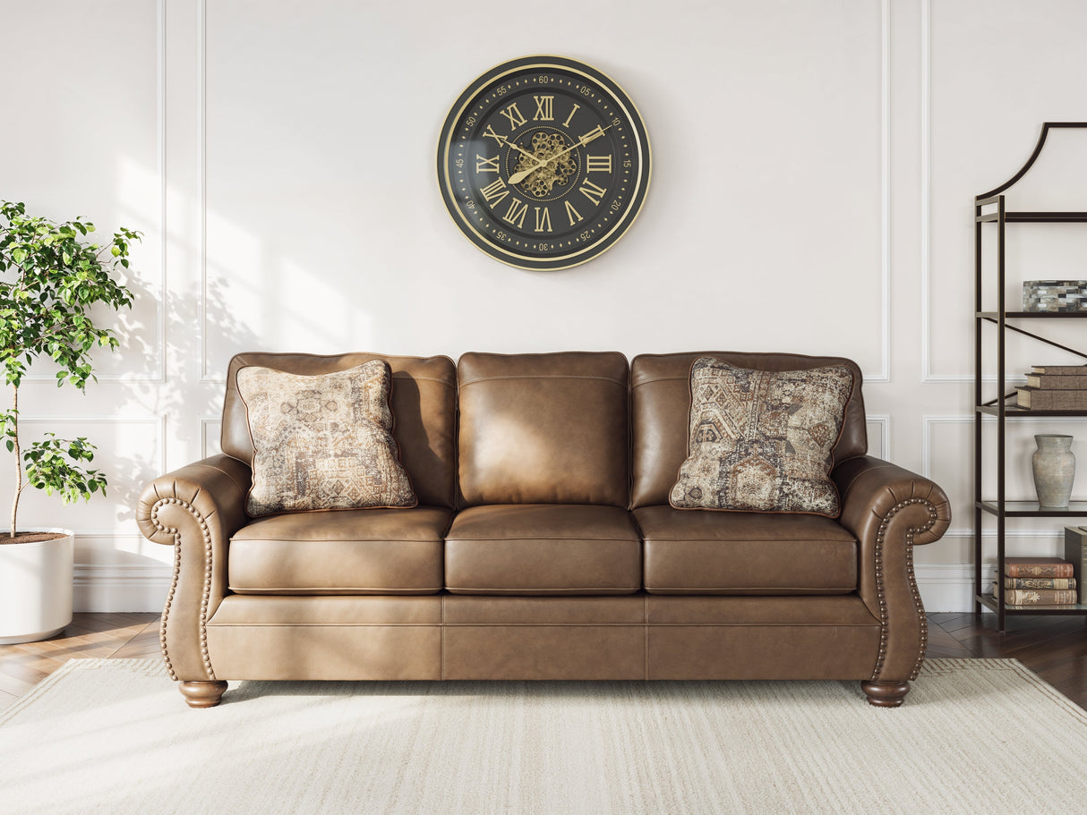 Chasemore Earth Sofa and Recliner by Ashley at Eve Furniture