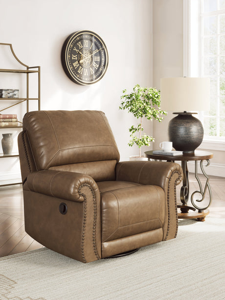 Chasemore Earth Sofa and Recliner by Ashley at Eve Furniture