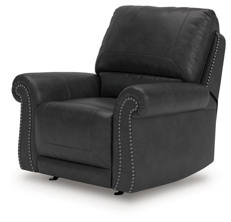 Chasemore Granite Swivel Glider Recliner by Ashley at Eve Furniture